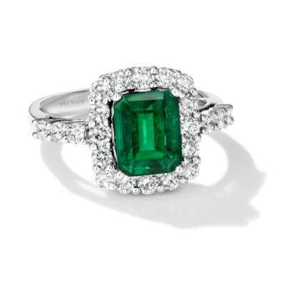 Le Vian New Emerald and Vanilla Diamond Ring